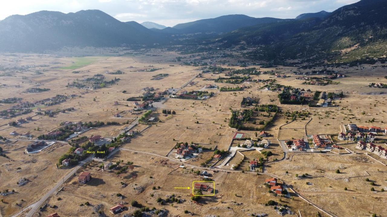 Chalet Renata 1 Livadi Arachovas Kalívia Exteriör bild