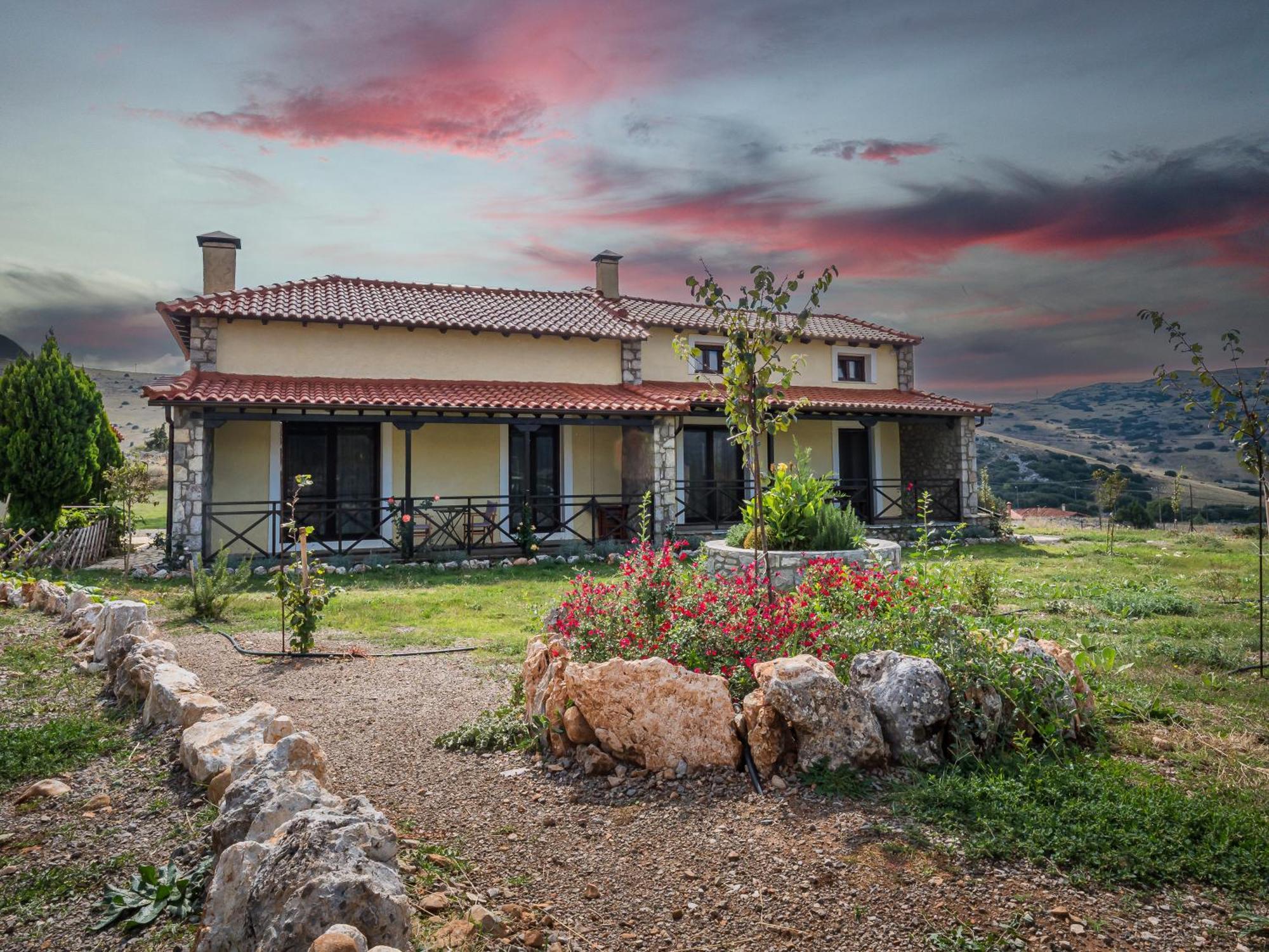 Chalet Renata 1 Livadi Arachovas Kalívia Exteriör bild