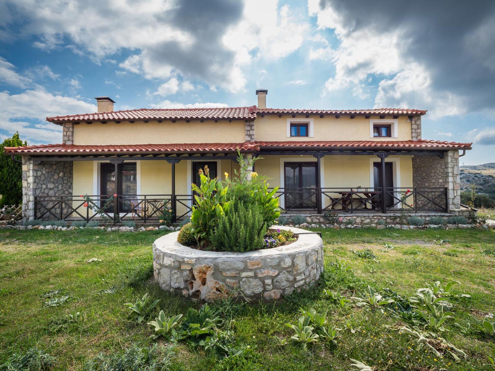 Chalet Renata 1 Livadi Arachovas Kalívia Exteriör bild